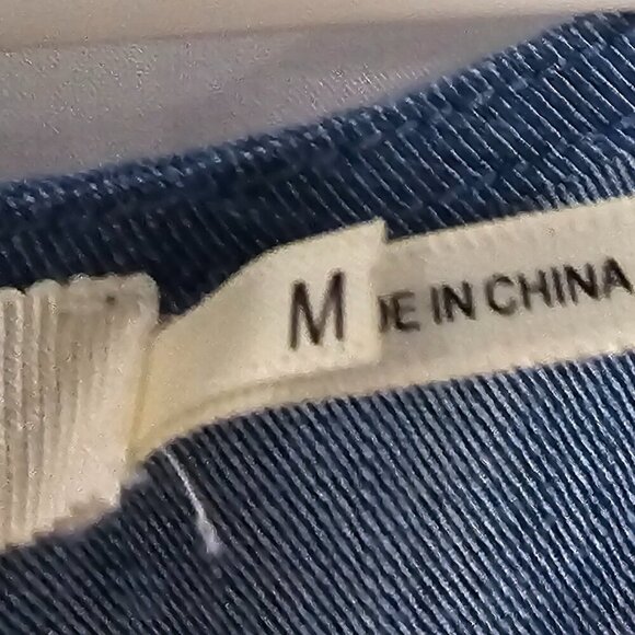 NWT Blu Pepper Blue Red Embroidered Tank Halter Boho Embroidered Hippie M - Picture 9 of 13